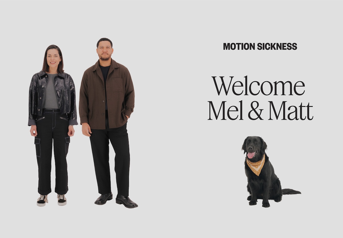 Motion Sickness appoints Melina Fiolitakis to CD role and Matt Campher as account director