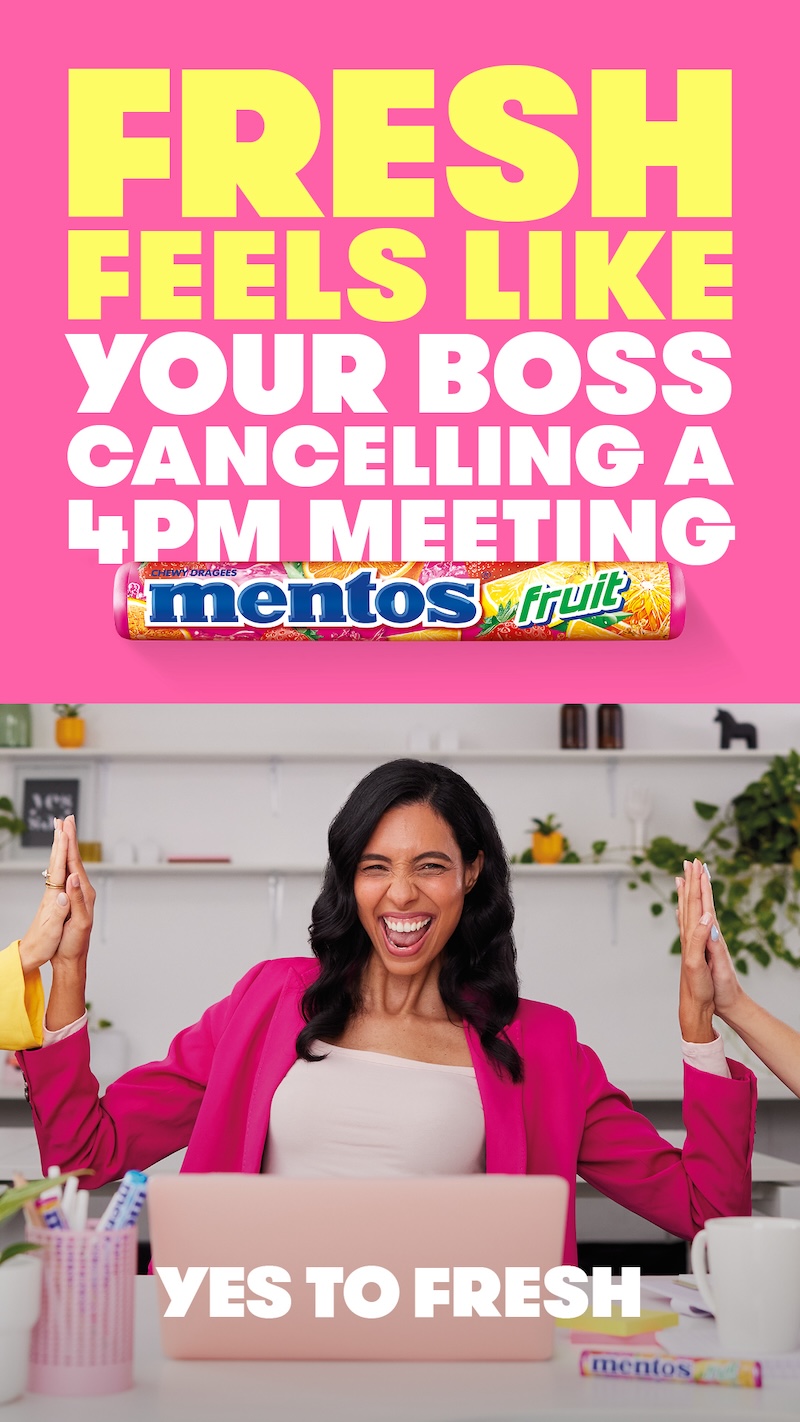 Mentos brings fresh fun to New Zealand in new ‘Fresh Feels Like’ campaign via The Idea Shed