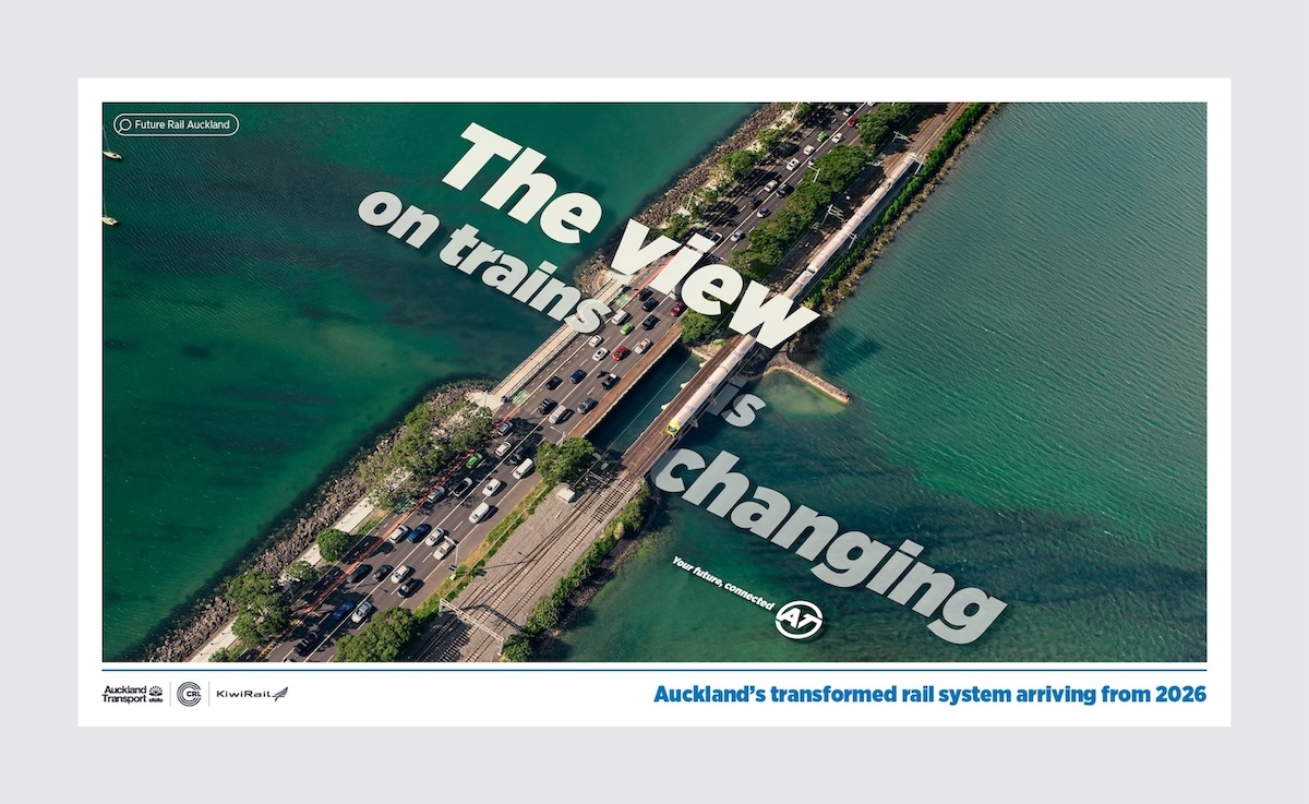 Auckland Transport shows city rail from a fresh perspective in new campaign via TBWA\NZ