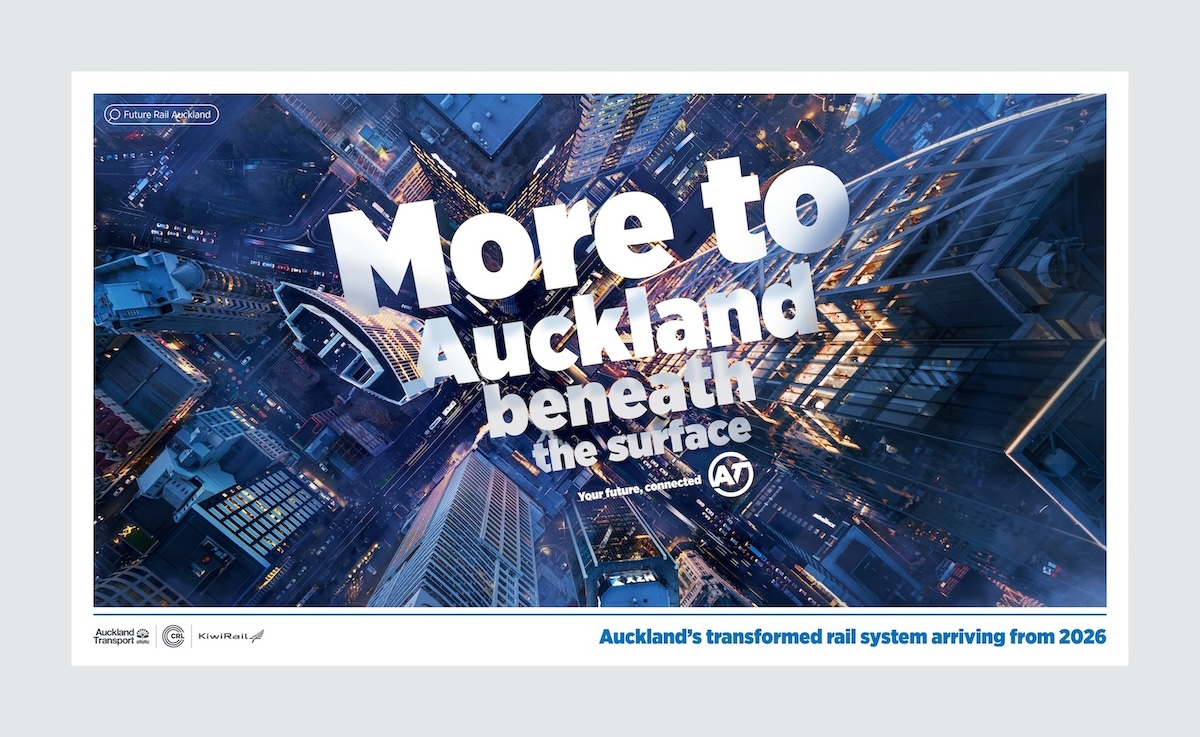 Auckland Transport shows city rail from a fresh perspective in new campaign via TBWA\NZ