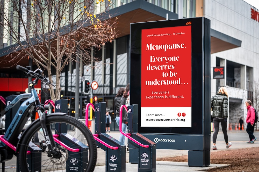Ads for World Menopause Day highlight women’s rights to information, understanding + support