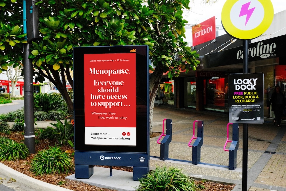 Ads for World Menopause Day highlight women’s rights to information, understanding + support