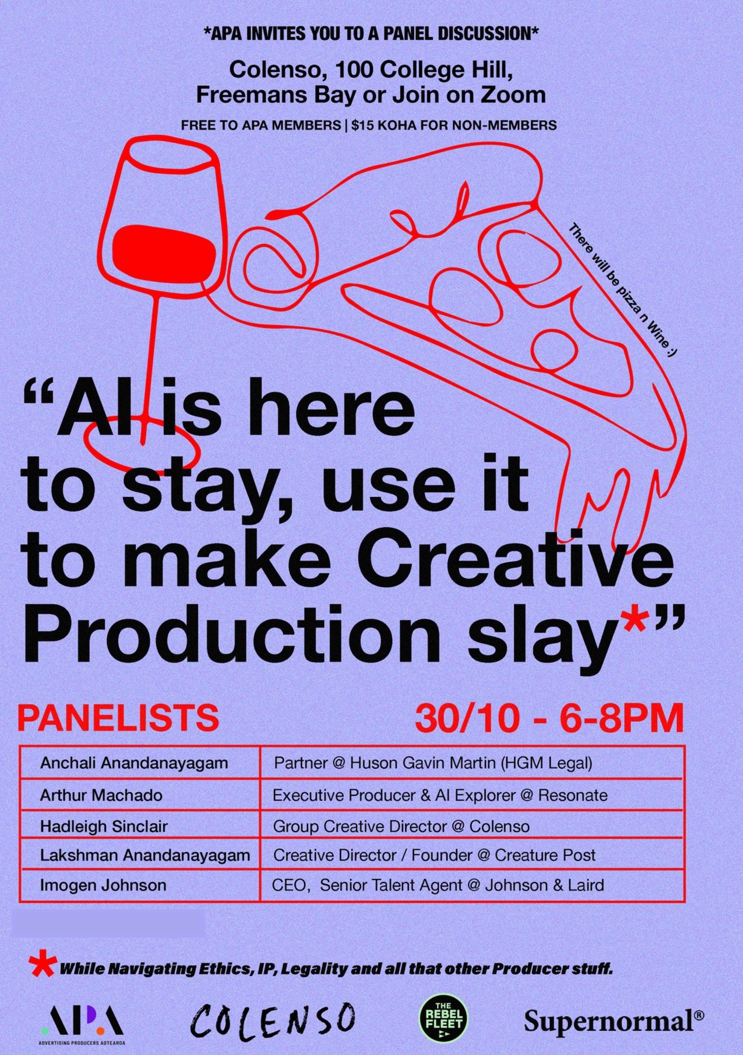 APA invites industry to AI panel discussion ‘AI is here to stay, use it to make Creative Production Slay’ held Wednesday 30 October, 6pm – 8pm