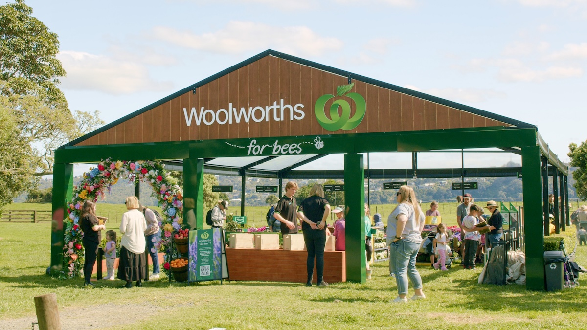Woolworths NZ opens world’s first supermarket for bees in new activation via dentsu Aotearoa