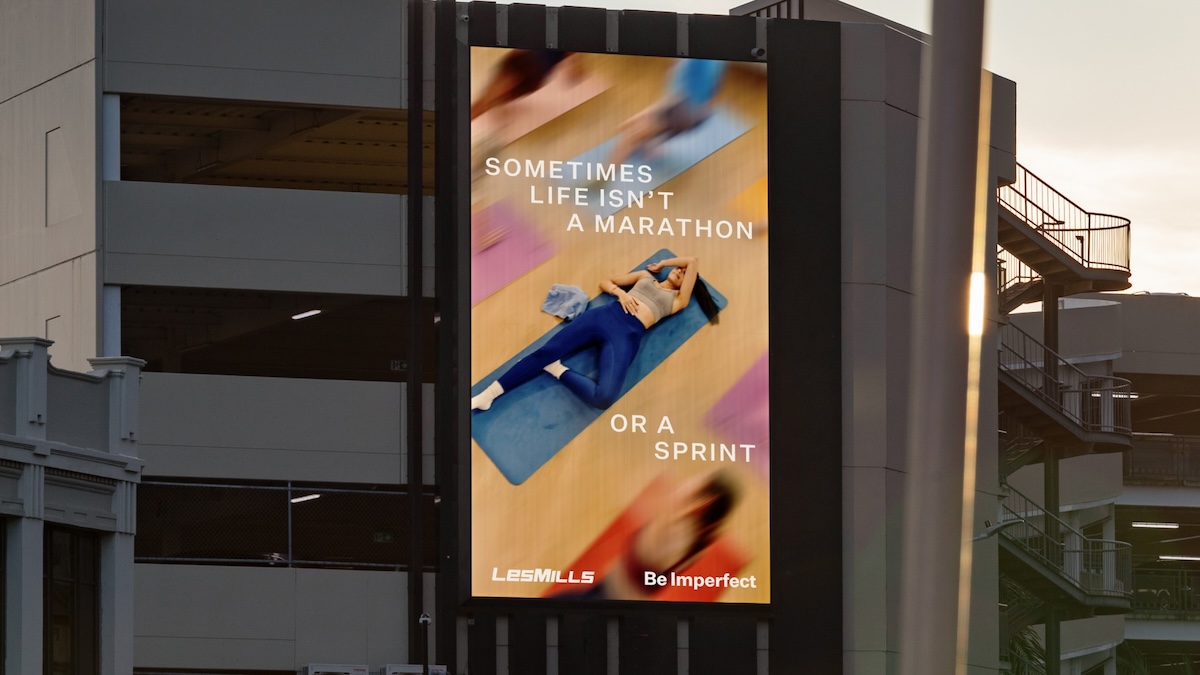 Les Mills New Zealand pushes for imperfection in latest brand campaign via Motion Sickness