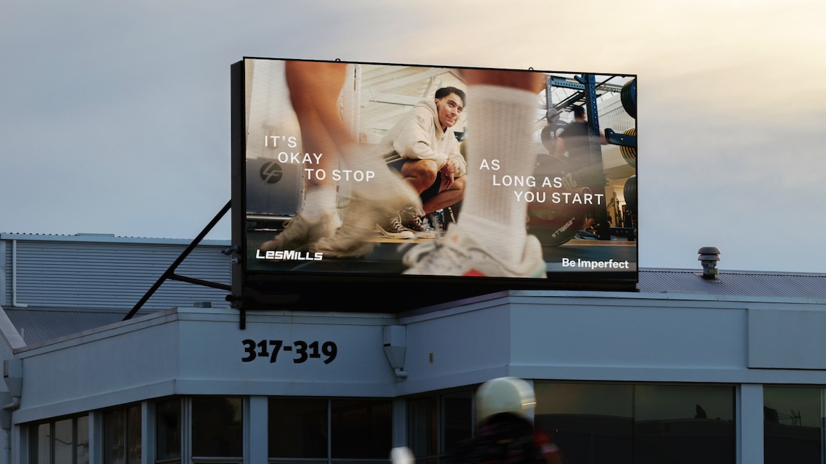 Les Mills New Zealand pushes for imperfection in latest brand campaign via Motion Sickness