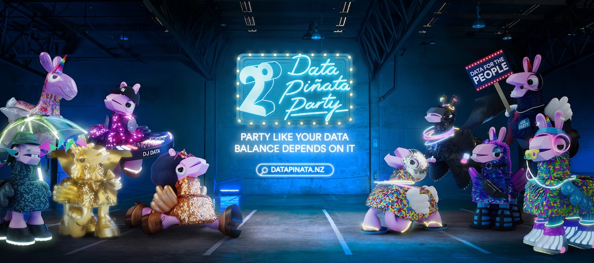 2degrees brings back the Data Piñata party in latest campaign via TBWA\New Zealand
