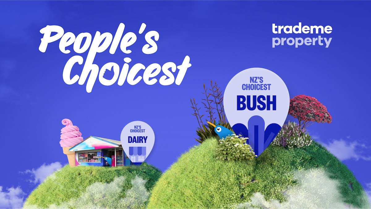 Trade Me Property hunts for Aotearoa’s best loo, bush + playground in campaign via Because ANZ