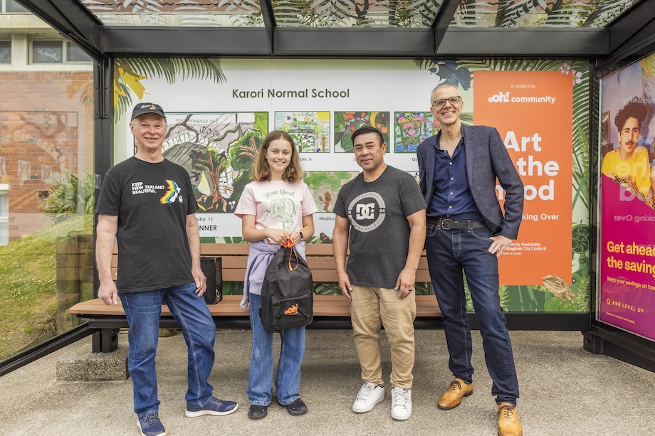 oOh!media’s ‘Art in the Hood’ initiative celebrates five years of showcasing Kiwi kids’ creativity