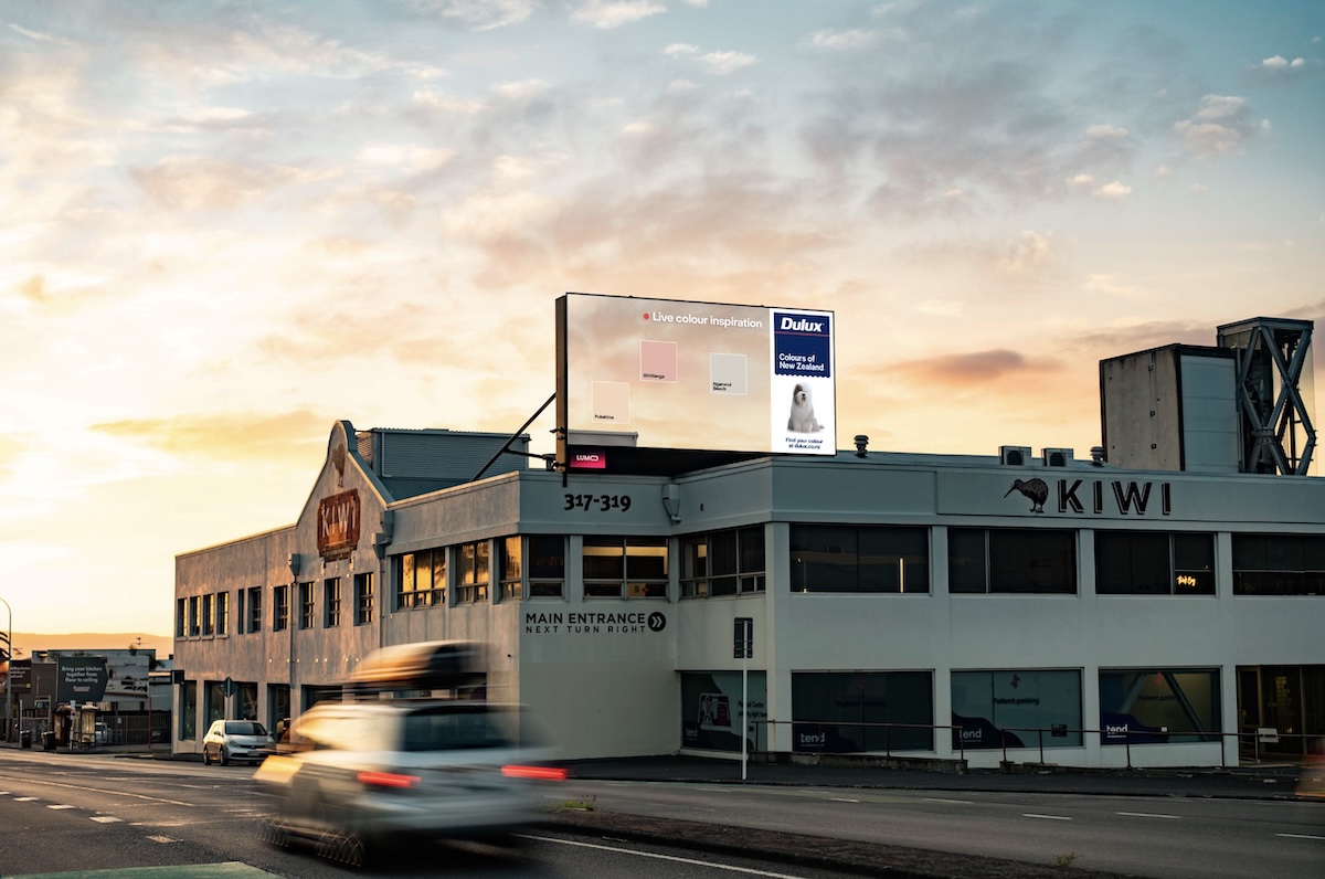 Dulux celebrates New Zealand’s natural beauty in new DOOH campaign via MBM, LUMO + Pitchblack