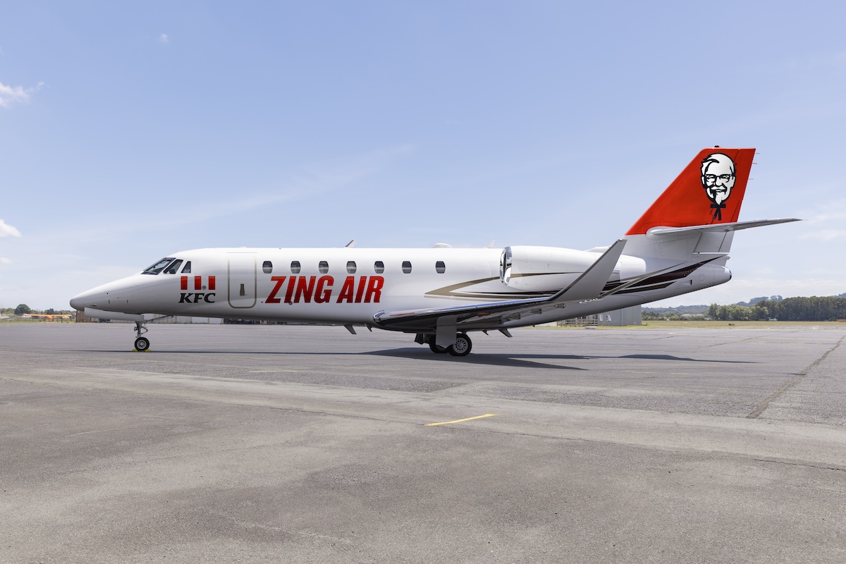 KFC launches ‘Zing Air’ private airline service delivering mates to super rugby in new campaign via Special PR, Stanley St, PHD, Drum and Culture