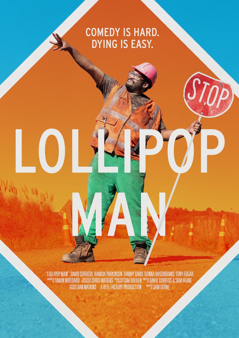 Reel Factory releases ‘Lollipop Man’ – A stand-up Kiwi comedy about dying on stage (and other unusual places)