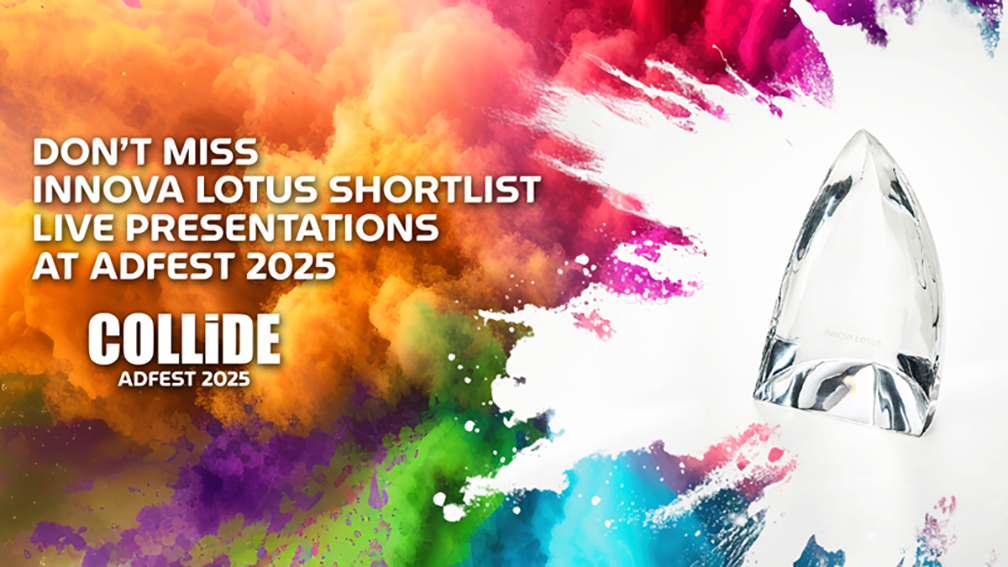The INNOVA Lotus shortlists present live at ADFEST 2025 this Thursday, March 20