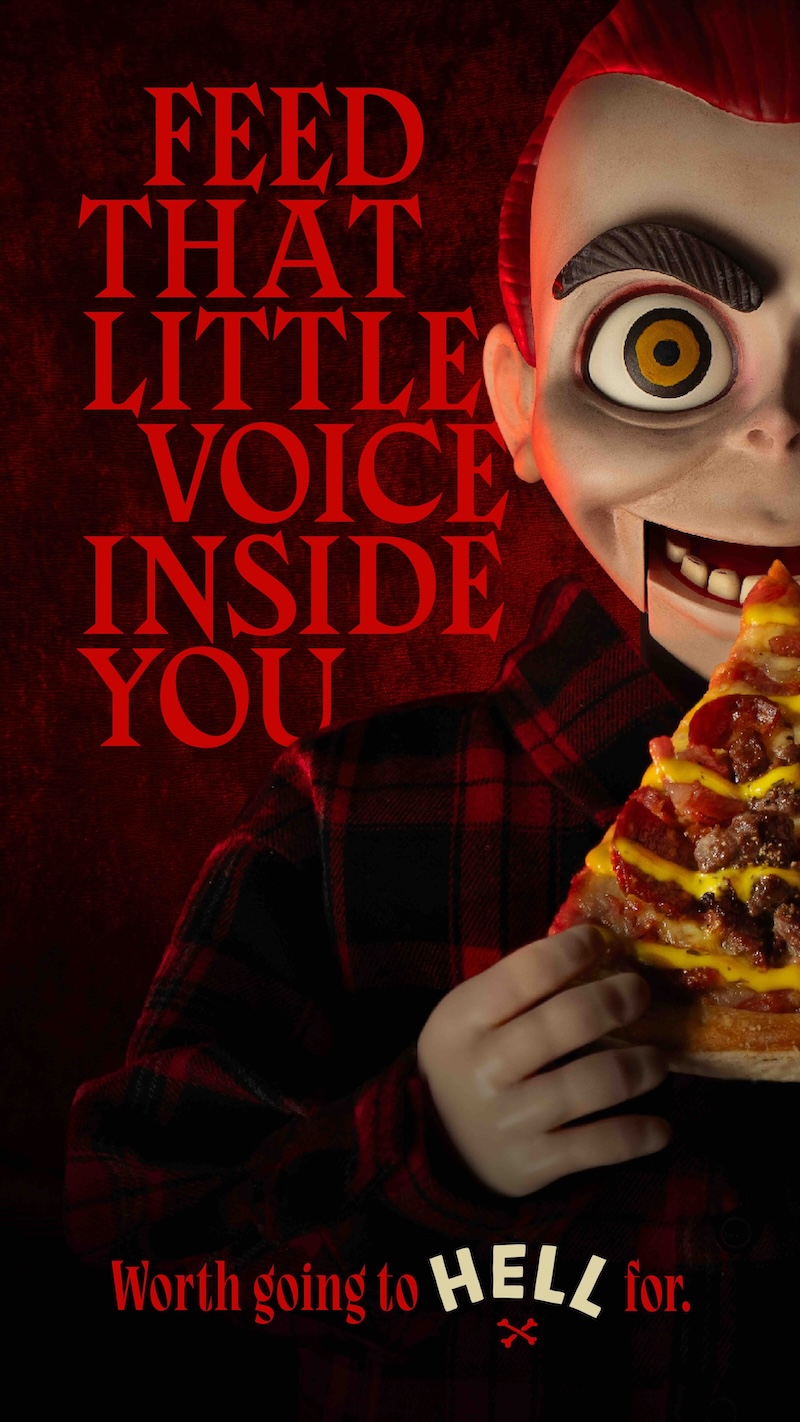 HELL Pizza pushes the boundaries again – this time with a ventriloquist puppet in new campaign ‘worth going to hell for’ via Yarn