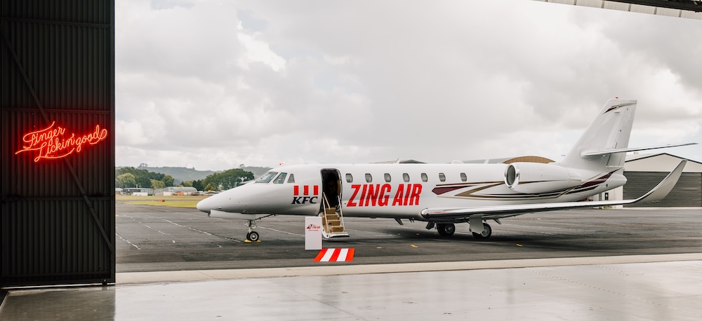 Kiwis take flight on KFC’s first Zing Air flight via Special PR, Stanley St, PHD, Drum and Culture