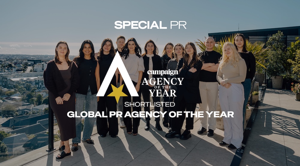 Motion Sickness and Special PR to represent NZ on Agency Of The Year Global Awards stage