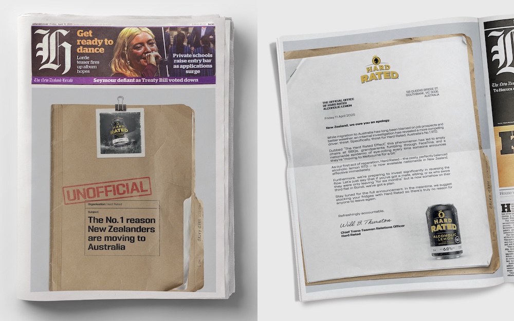 Hard Rated lands in New Zealand with cheeky launch campaign via Droga5 Aotearoa