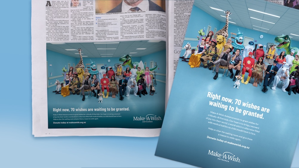Make-A-Wish Aotearoa launches new fundraising campaign ‘The Waiting Room’ via Chemistry