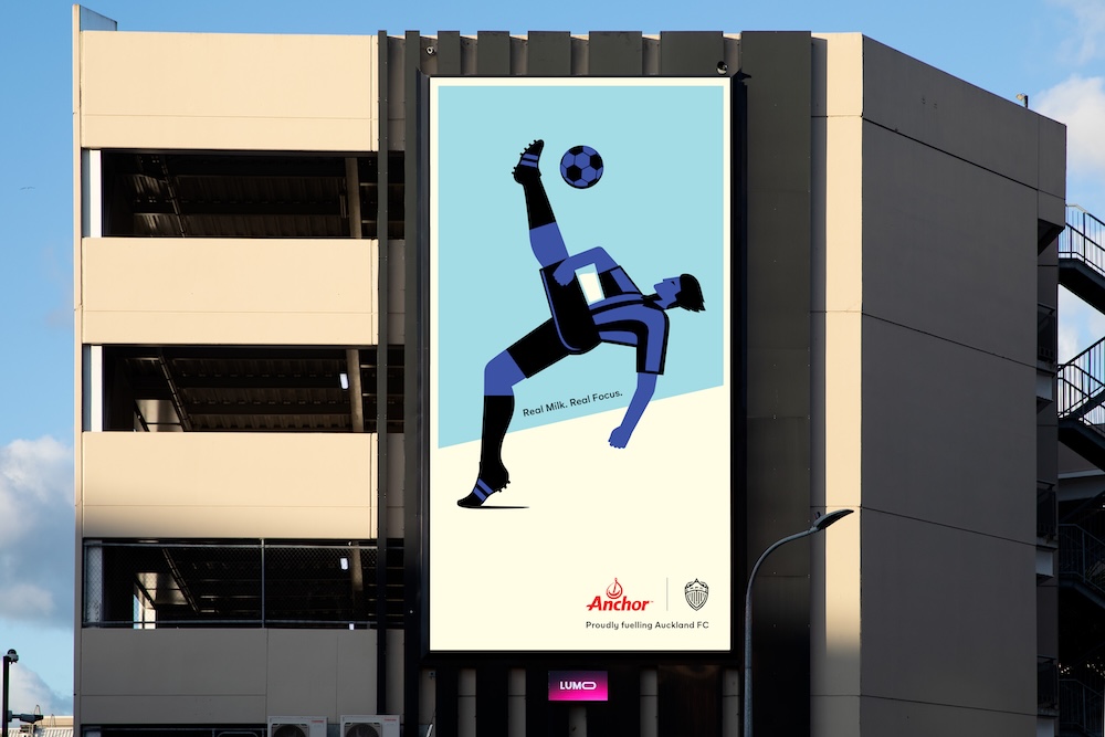 Anchor + Noma Bar kick off World Milk Day with bold tribute to the beautiful game via TBWA\NZ