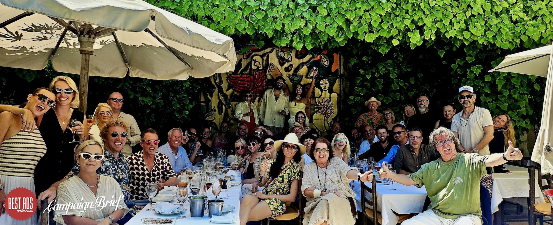 CB’s Legendary Colombe d’Or Lunch: Adland’s finest toast another fabulous Cannes gathering