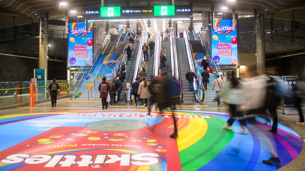MARS launches new Skittles Cloudz with Met Service website and Britomart takeover