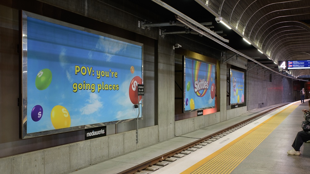 MARS launches new Skittles Cloudz with Met Service website and Britomart takeover