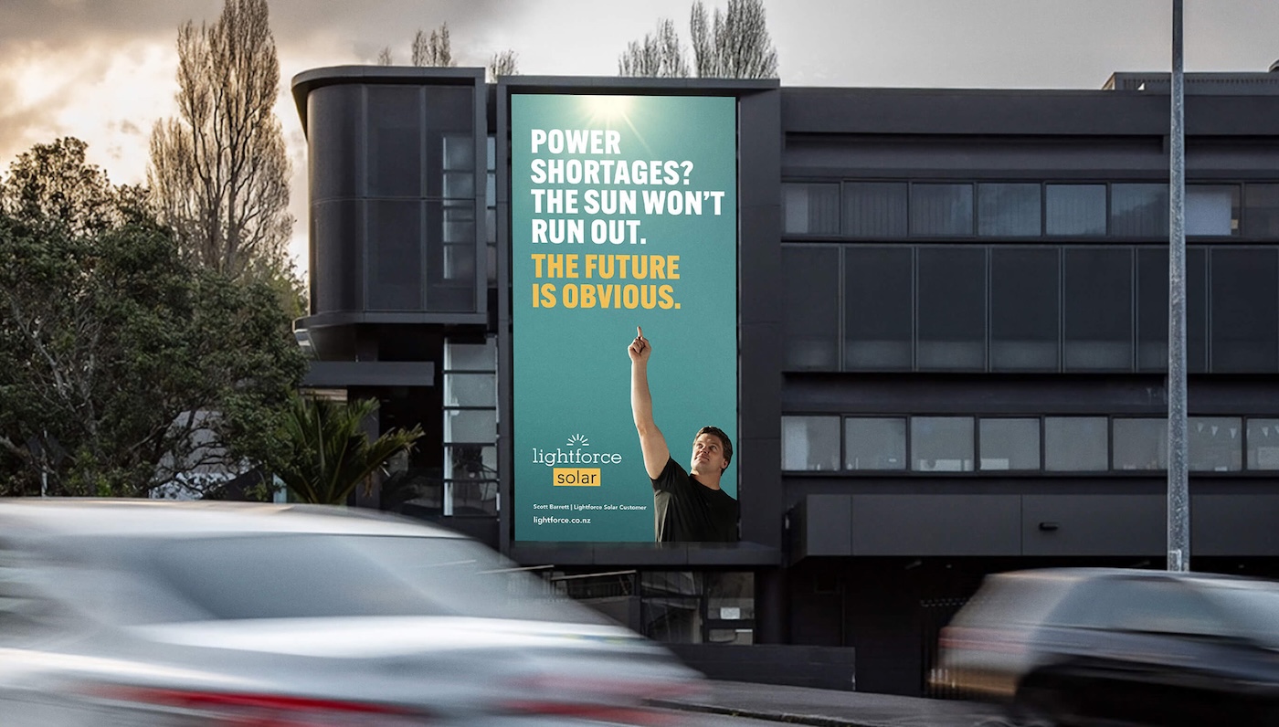 All Blacks Captain Scott Barrett fronts next chapter of Lightforce Solar’s ‘The Future Is Obvious’ brand campaign via YS