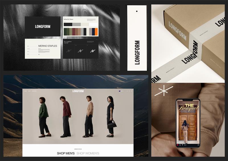 True builds a new, sustainable fashion brand identity in partnership with Longform