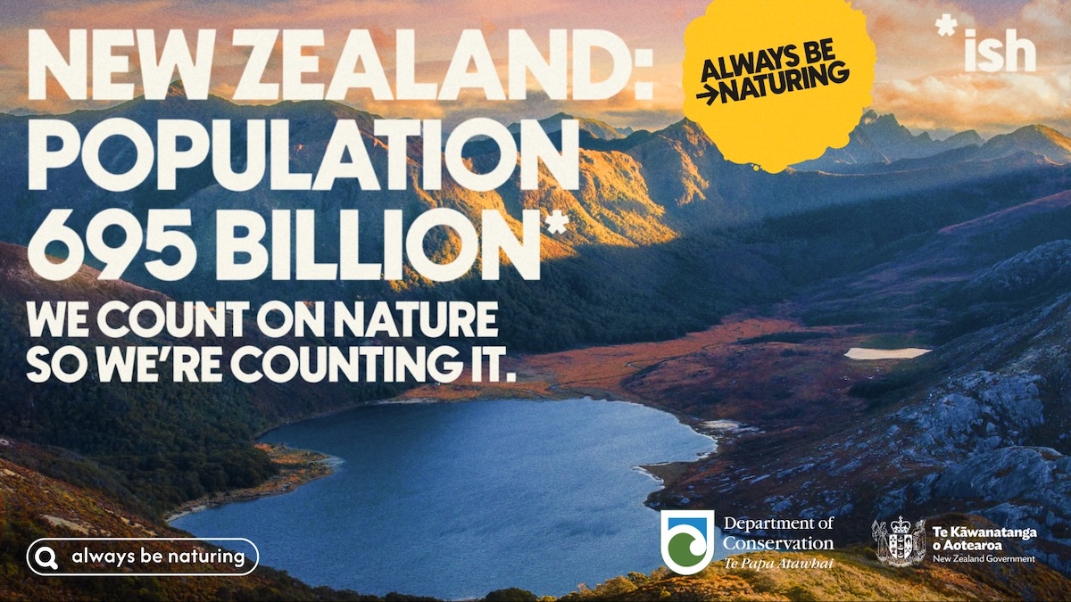 Department of Conservation calls on Aotearoa to make conservation second nature in new ‘Always Be Naturing’ campaign via Deloitte Digital