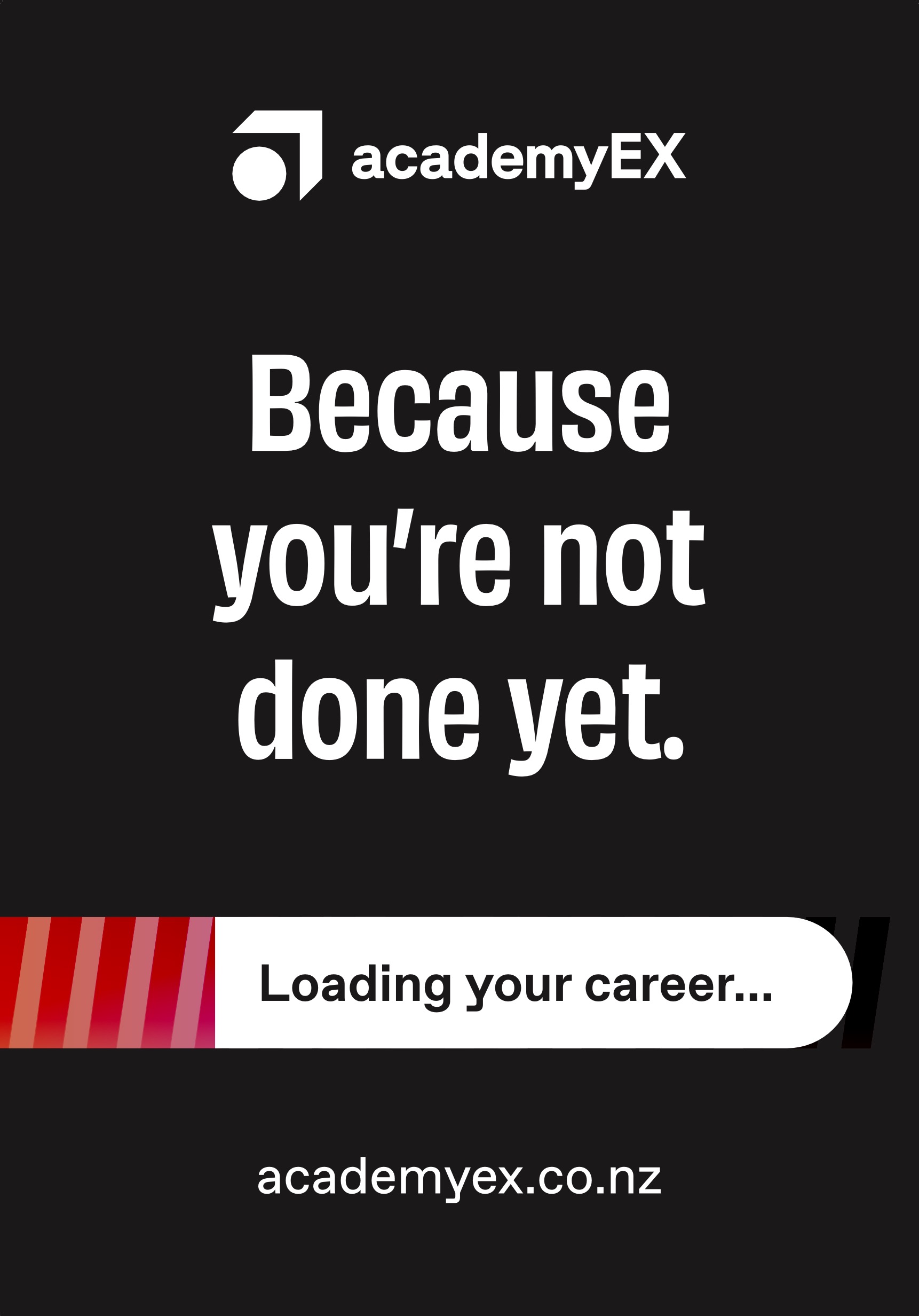 academyEX co-develops stirring ‘Because You’re Not Done Yet’ campaign using AI