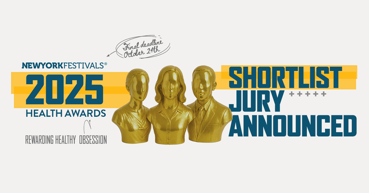 New York Festivals Health Awards announces the 2025 Shortlist Jury