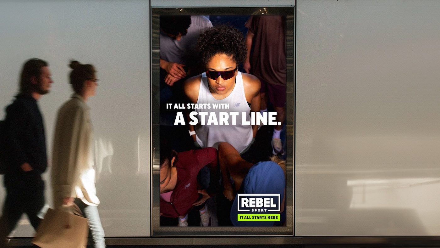 Rebel Sport champions Kiwi running in new ‘It all starts here’ brand campaign via FEDERATION