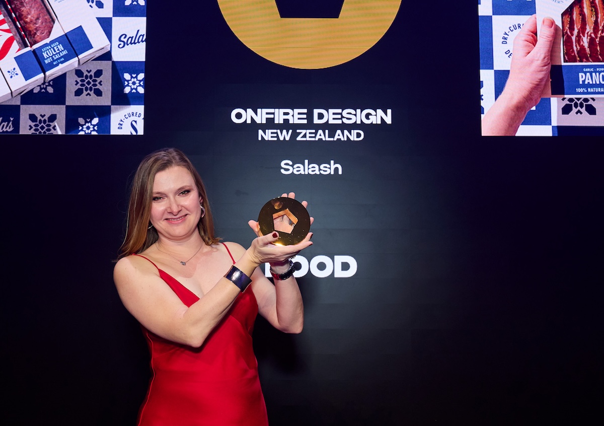 Onfire Design strikes Gold twice at global 2025 Pentawards held in Amsterdam