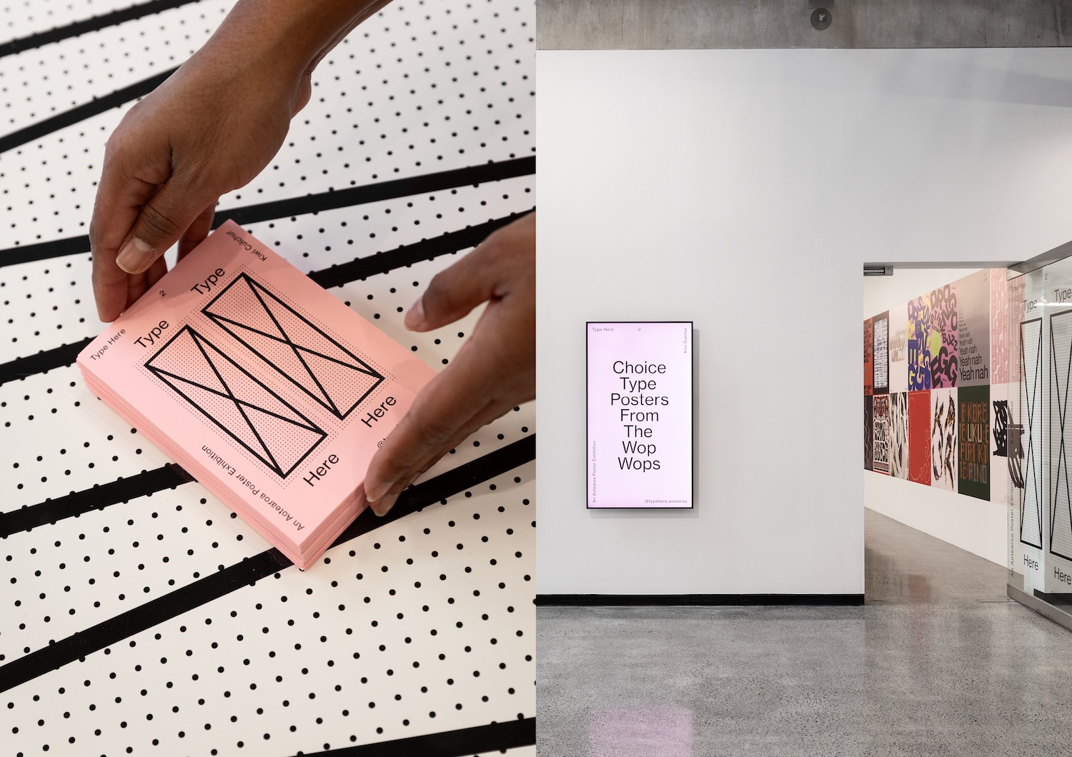 Type Here 2 finalists exhibited at AUT’s Te Wai Ngutu Kākā Gallery