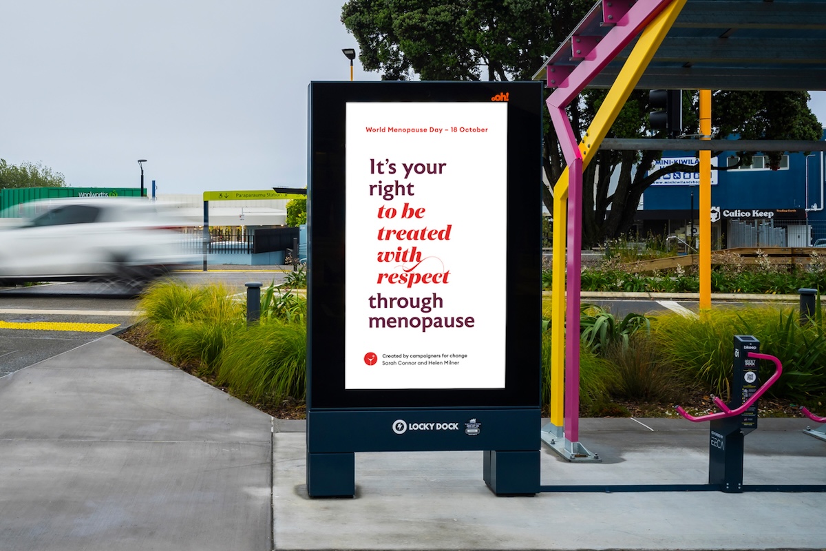 Menopause rights take centre stage in new nationwide outdoor campaign