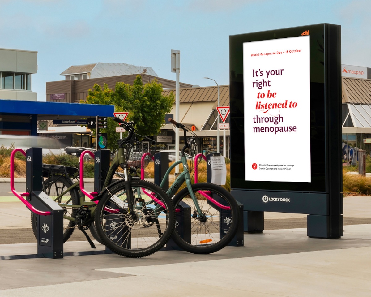 Menopause rights take centre stage in new nationwide outdoor campaign