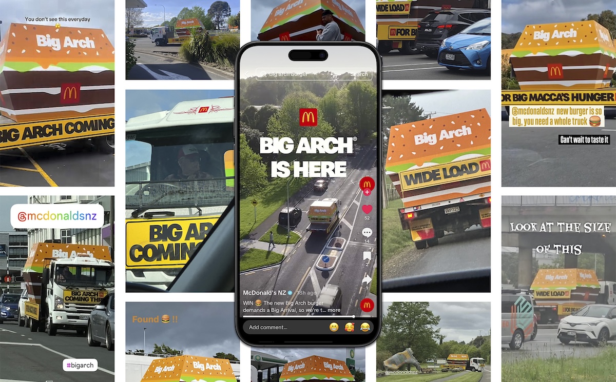 Macca’s NZ takes its biggest burger on the road in new campaign via DDB Group Aotearoa 