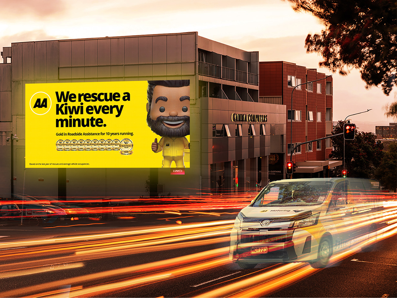 AA spotlights ‘rescuing a Kiwi driver every minute’ in latest campaign via Quantum Jump