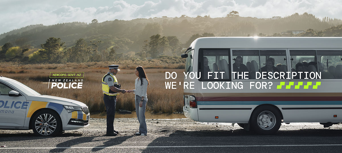 NZ Police ask ‘Do you fit the description we’re looking for?’ in recruitment drive via EightyOne