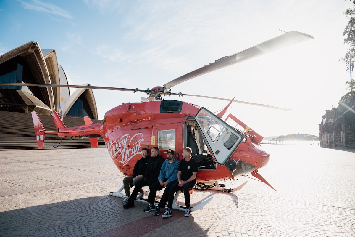 Hype Republic and Parkway Drive make history with world-first Sydney Opera House stunt