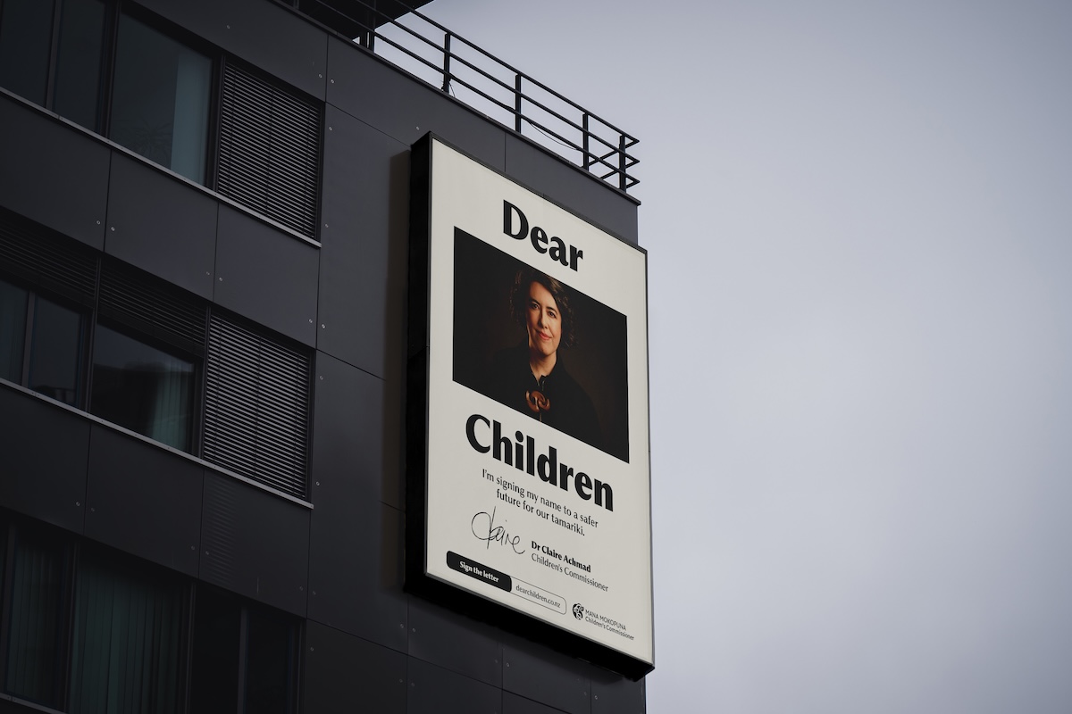 Children’s Commissioner launches new campaign ‘Dear Children’ via Curative, urging New Zealanders to commit to keeping tamariki safe