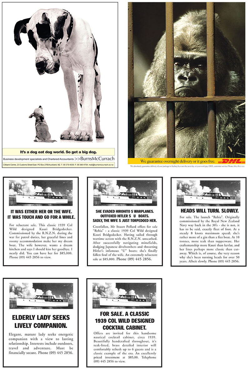 Vale awarded creative director Brian Harrison: he made an impact on both sides of the Tasman