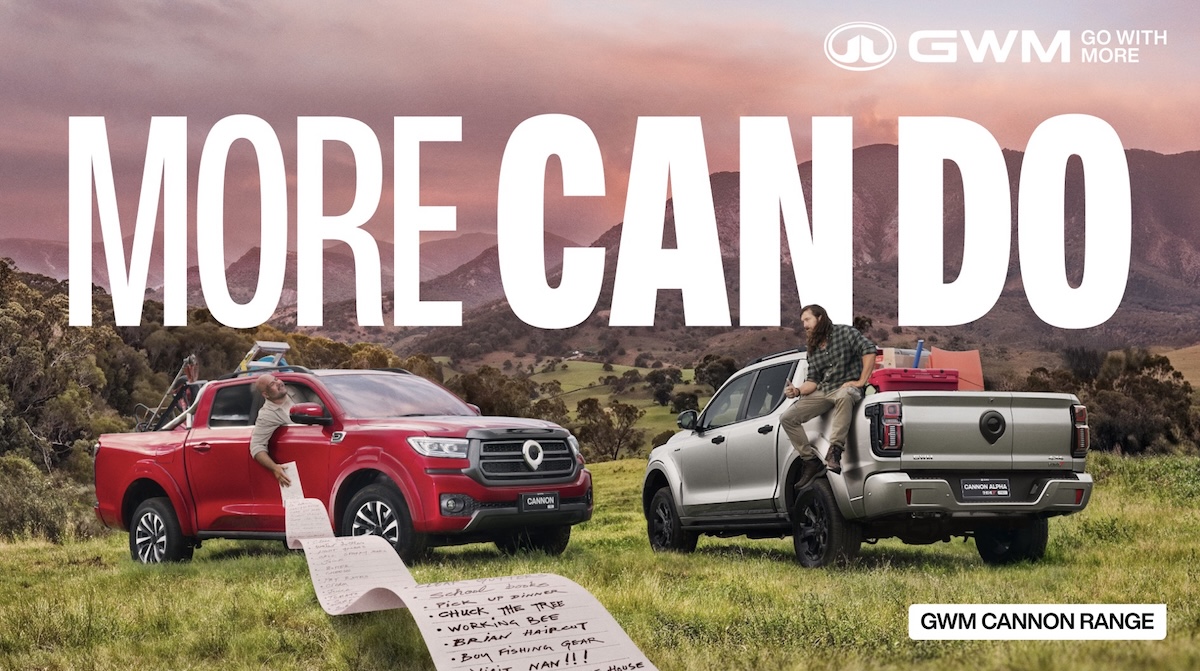 GWM unites Cannon and Cannon Alpha utes under ‘More Can Do’ platform via Thinkerbell Australia