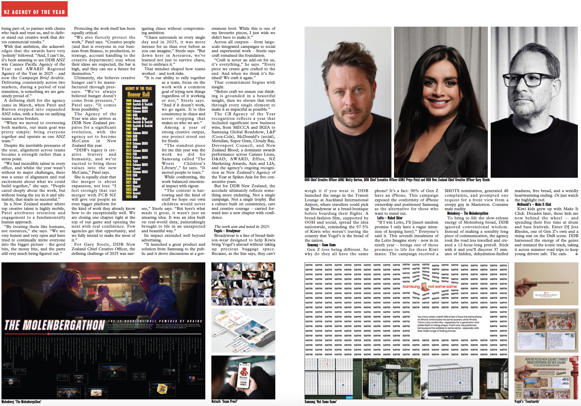 DDB crowned Campaign Brief 2025 NZ Agency of the Year ~ cultural relevance, people-first leadership, creative + craft excellence at scale