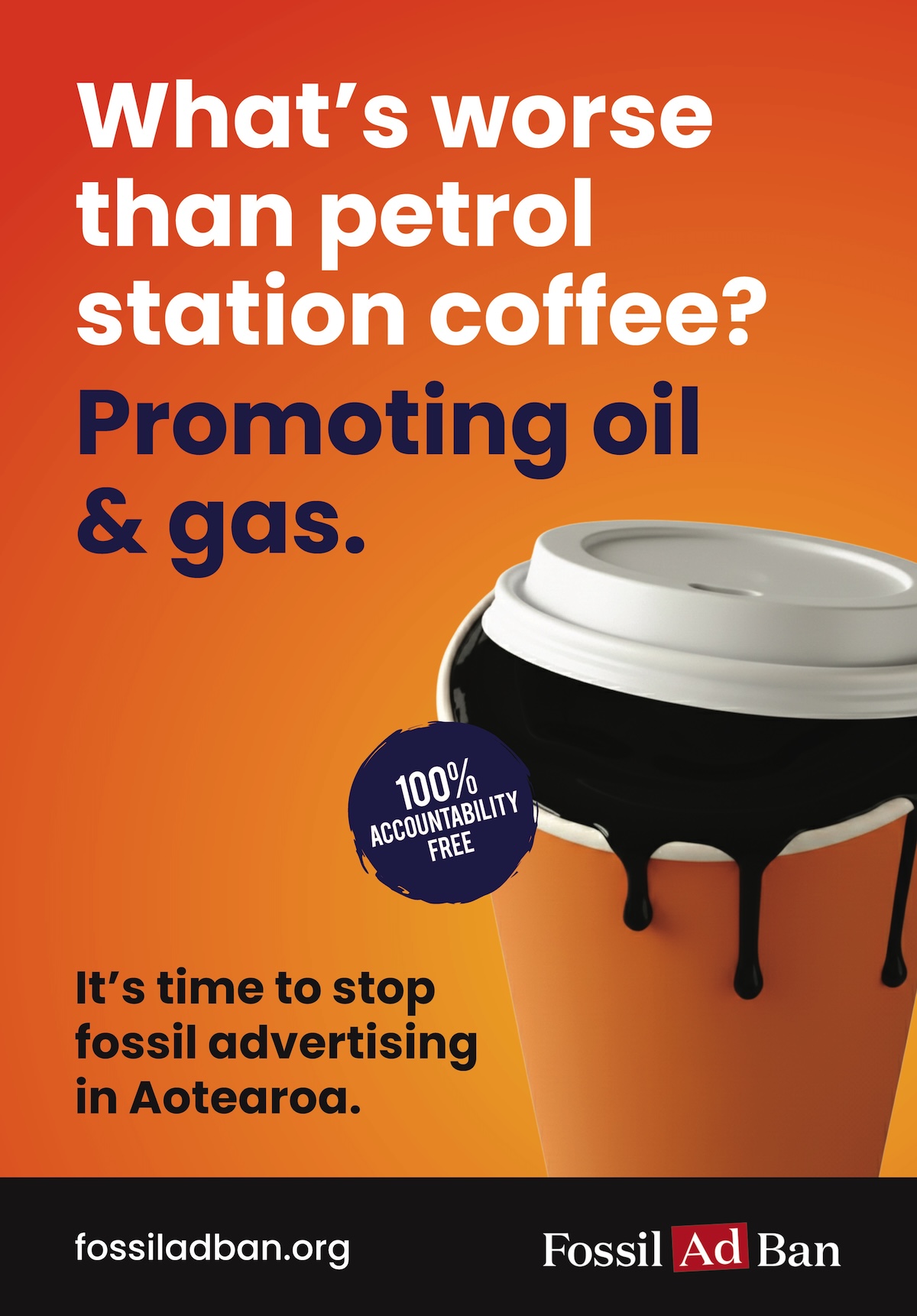 Billboard campaign puts fossil fuel advertising under the spotlight in New Zealand