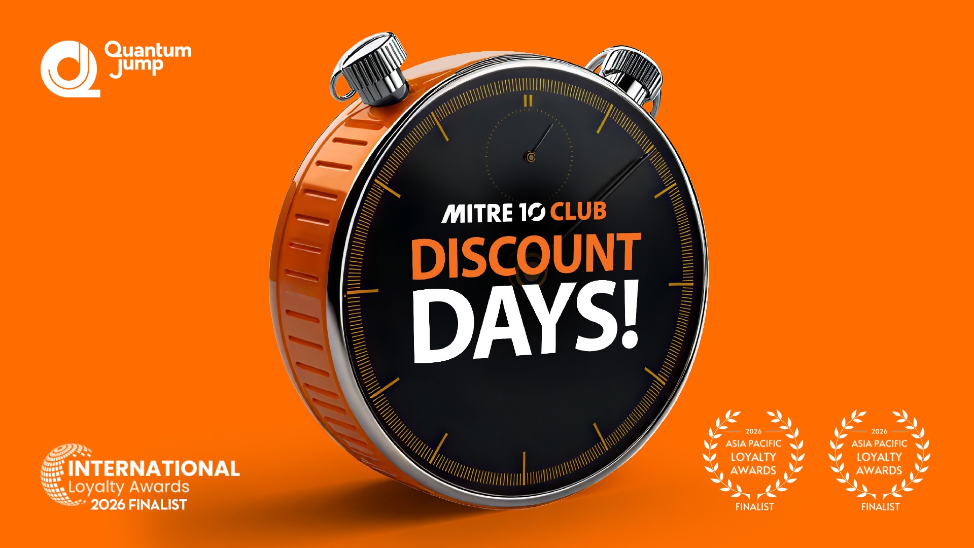 Mitre 10 Club and Quantum Jump named global loyalty finalists