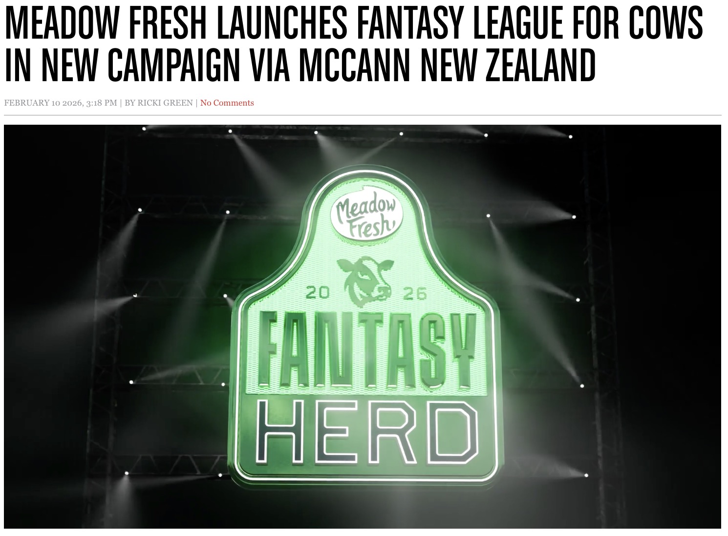 CB’s most viewed stories of 2026 [so far] Why Campaign Brief is #1 reaching creatives: #No paywalls #No annual membership fees