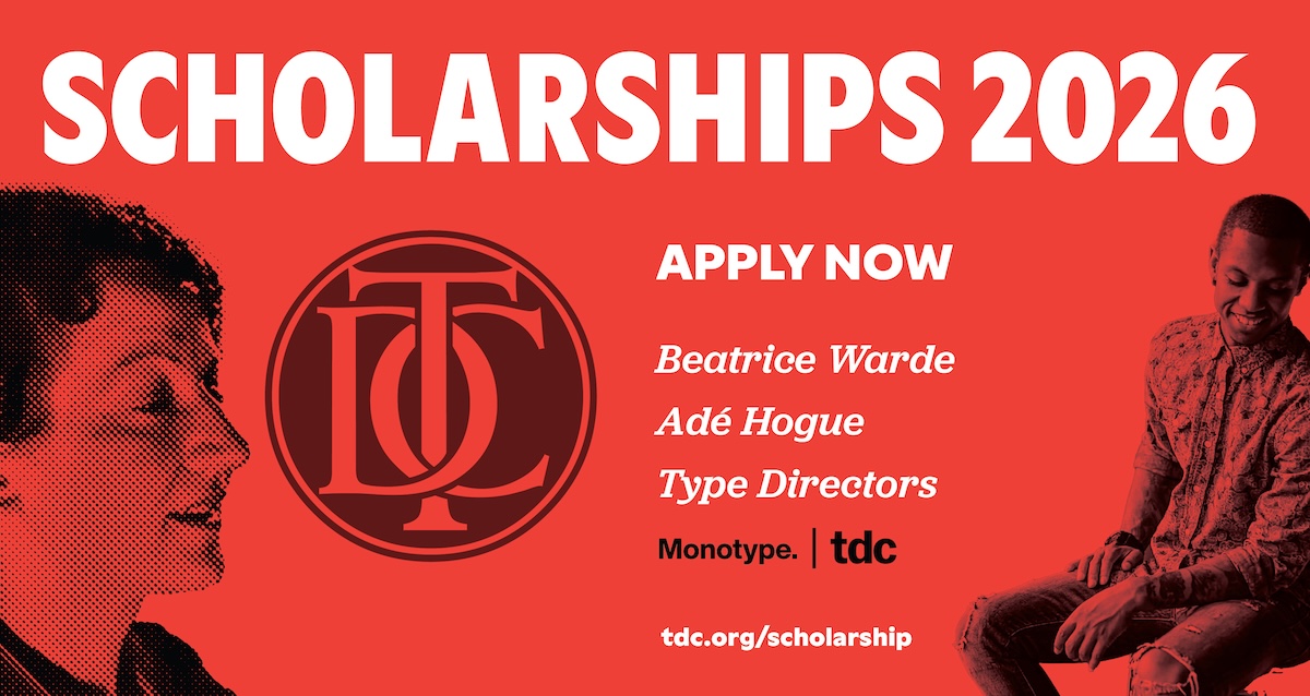 The Type Directors Club launches 2026 call for applications for three global scholarships