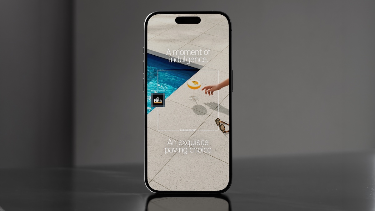 Firth transforms concrete products to design moments in new campaign via Quantum Jump