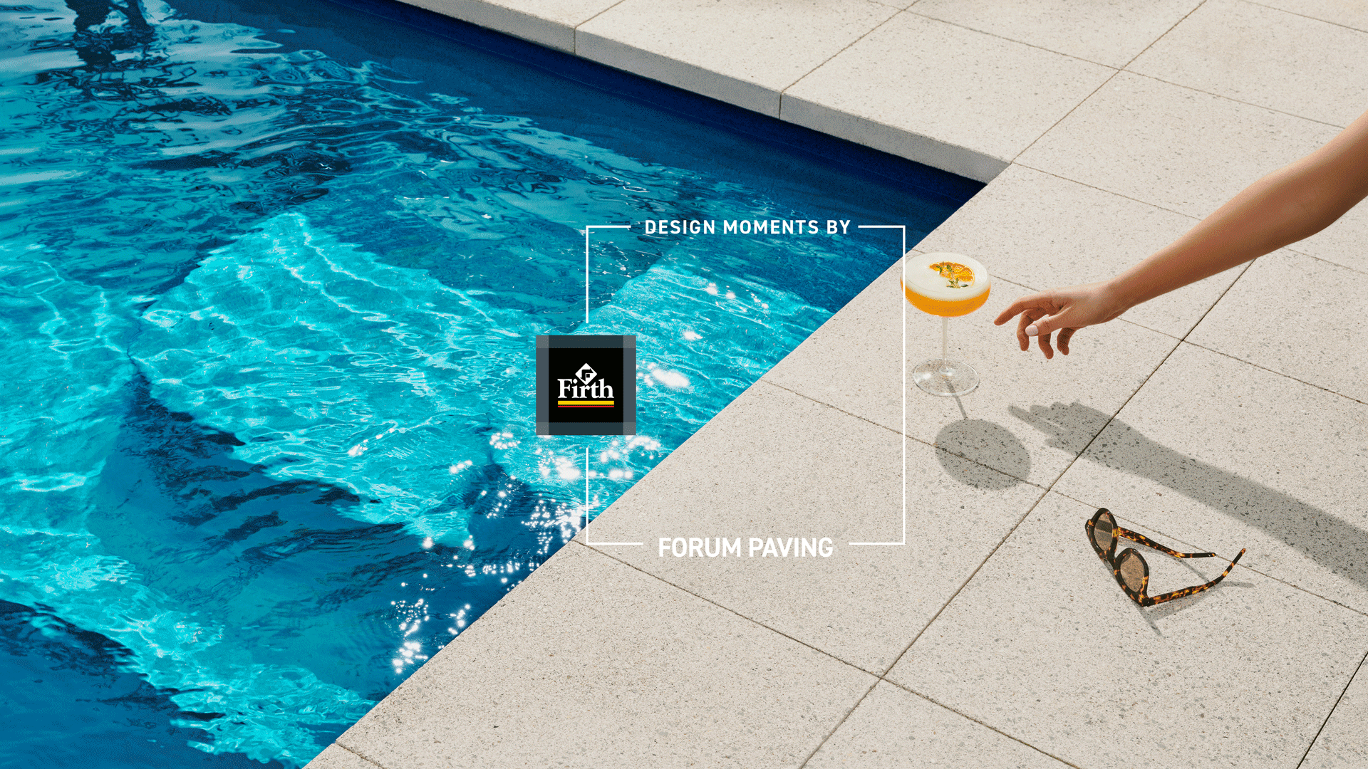 Firth transforms concrete products to design moments in new campaign via Quantum Jump